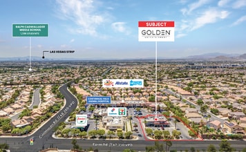 8025 Farm Rd, Las Vegas, NV - AERIAL  map view - Image1