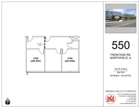 540-550 W Frontage Rd, Northfield, IL for lease Site Plan- Image 1 of 4