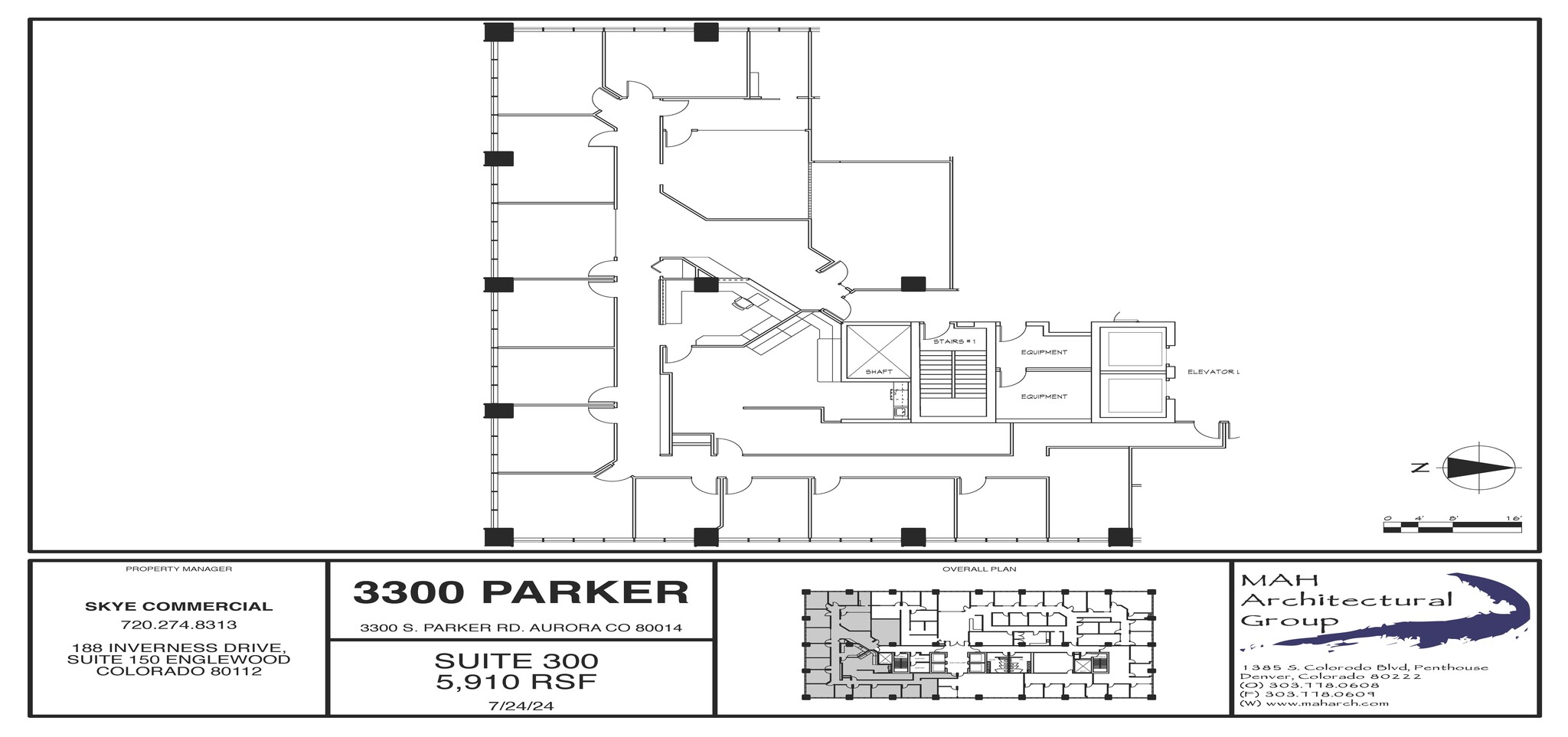 3300 S Parker Rd, Aurora, CO for lease Floor Plan- Image 1 of 1