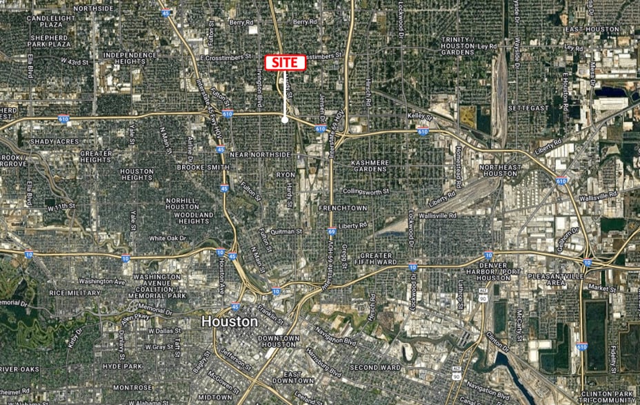 5810 Hardy St, Houston, TX for sale - Aerial - Image 3 of 3