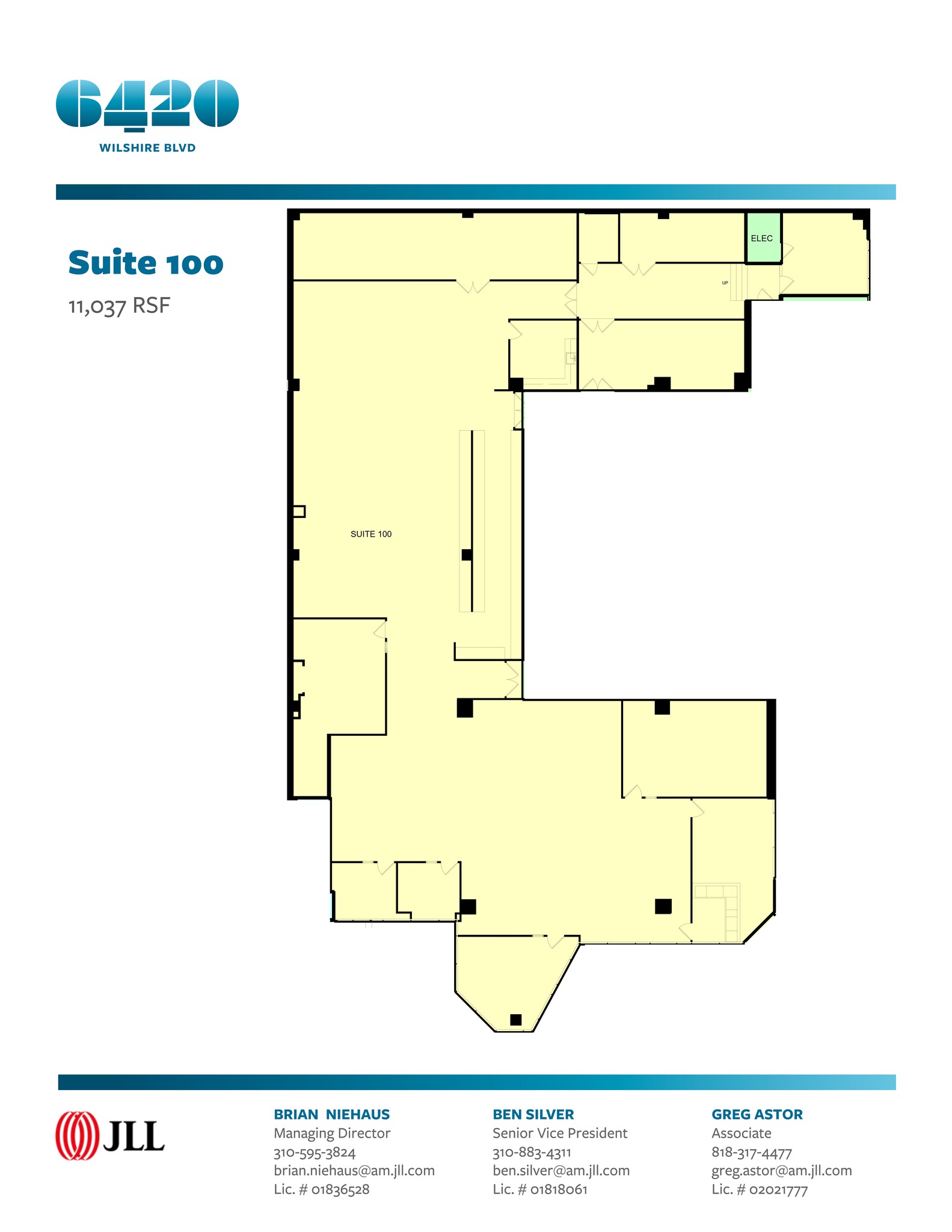 6420 Wilshire Blvd, Los Angeles, CA for lease Site Plan- Image 1 of 1