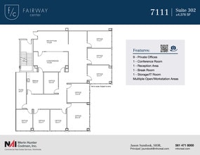 7108-7121 Fairway Dr, Palm Beach Gardens, FL for lease Floor Plan- Image 1 of 12