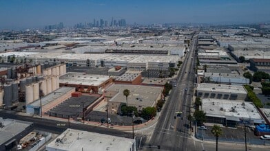 3737 S Santa Fe Ave, Vernon, CA - Aerial map view