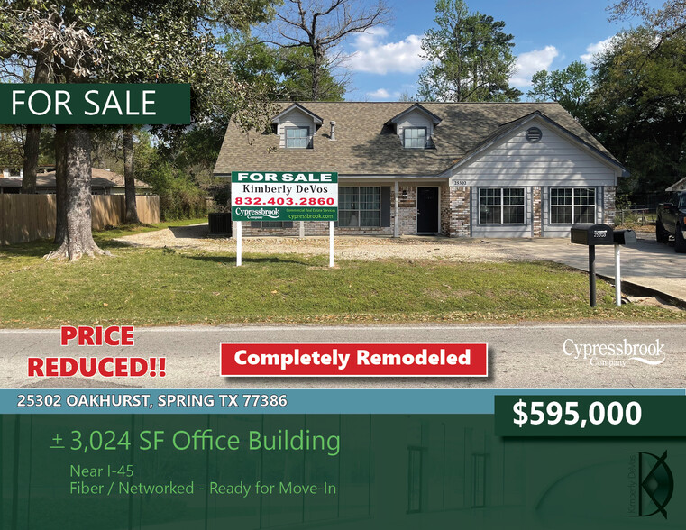 25302 Oakhurst Dr, Spring, TX for sale - Building Photo - Image 1 of 17