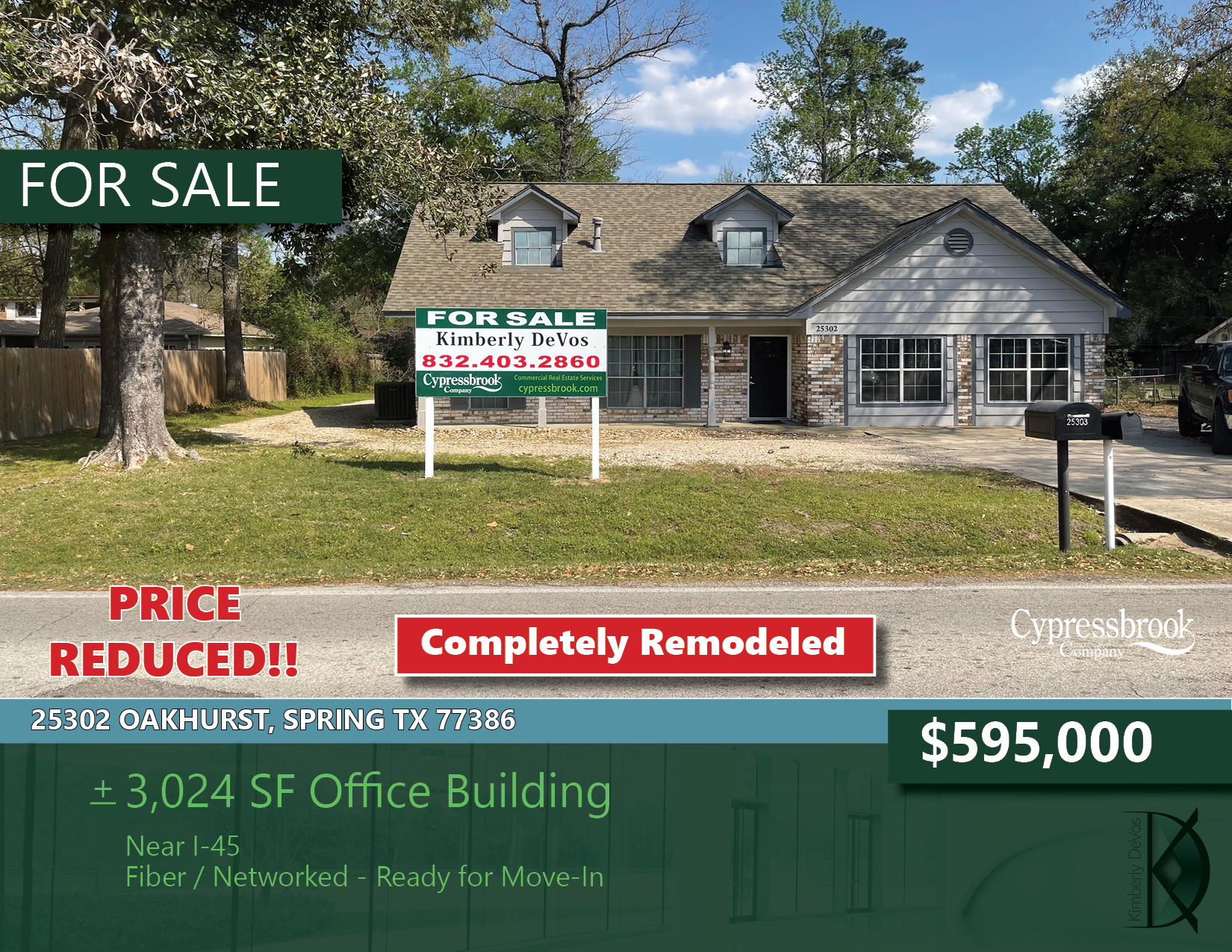 25302 Oakhurst Dr, Spring, TX for sale Building Photo- Image 1 of 18