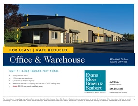 4216 W 7th Ave, Eugene, OR for lease Interior Photo- Image 2 of 4