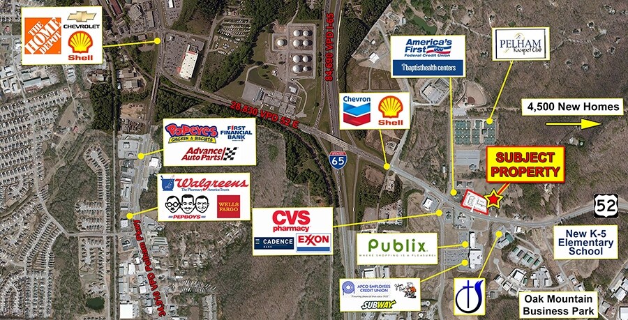 1288 E Highway 52, Pelham, AL for sale - Building Photo - Image 1 of 1