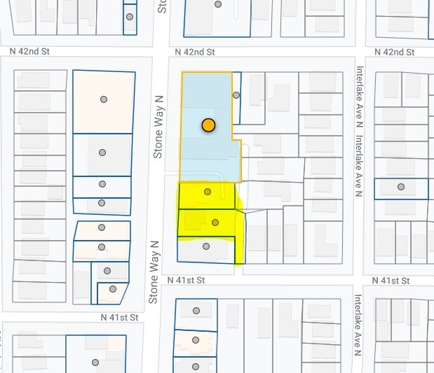 4106 N Stone Way, Seattle, WA for sale Plat Map- Image 1 of 1