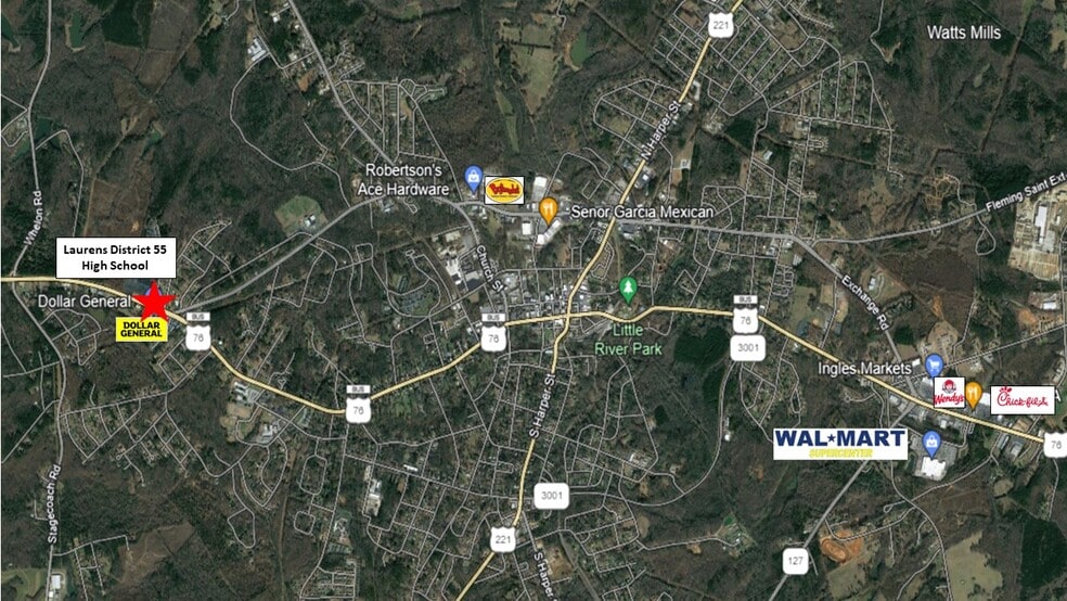 1503 W Main St, Laurens, SC 29360 Dollar General I 10 YR NNN I