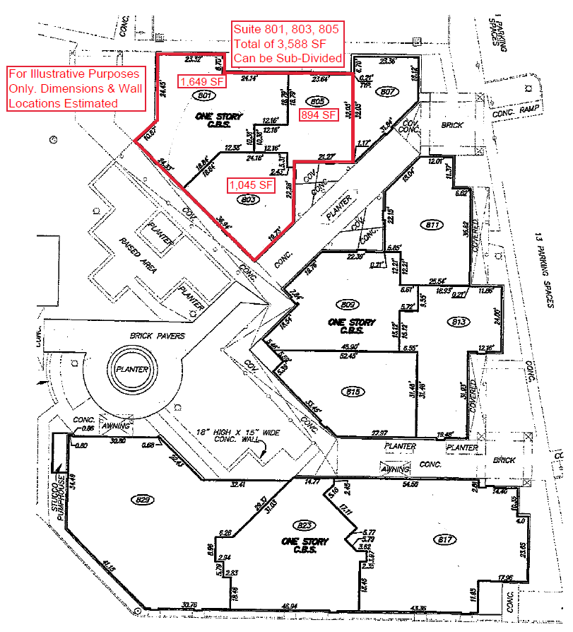 801-829 Atlantic Ave, Cocoa Beach, FL for lease Building Photo- Image 1 of 2