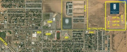 1906 14th Street St, Shallowater, TX - AERIAL map view - Image1