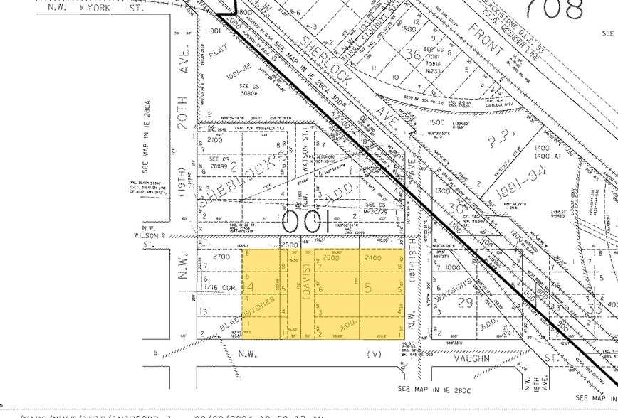 1969-2001 NW 19th Ave, Portland, OR for lease - Plat Map - Image 2 of 5