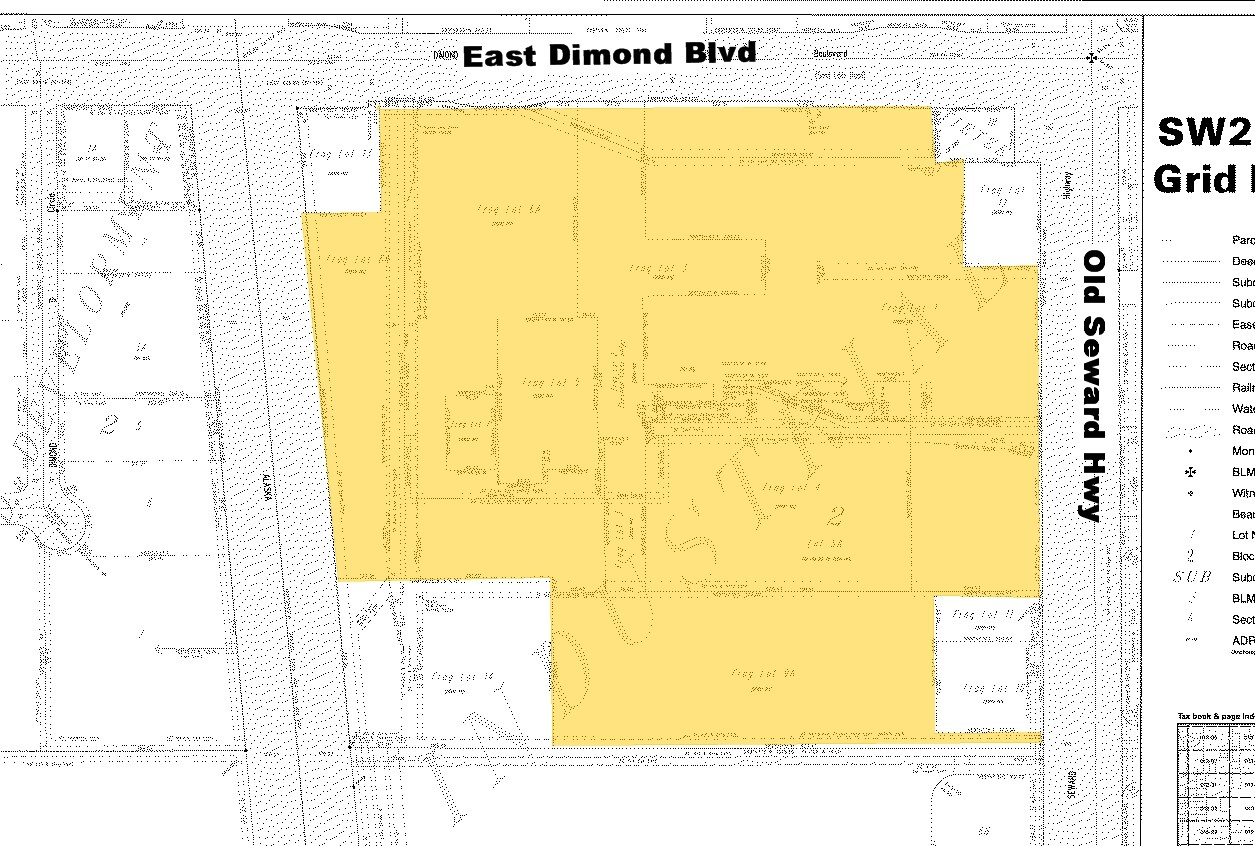 800 E Dimond Blvd, Anchorage, AK for sale Plat Map- Image 1 of 1