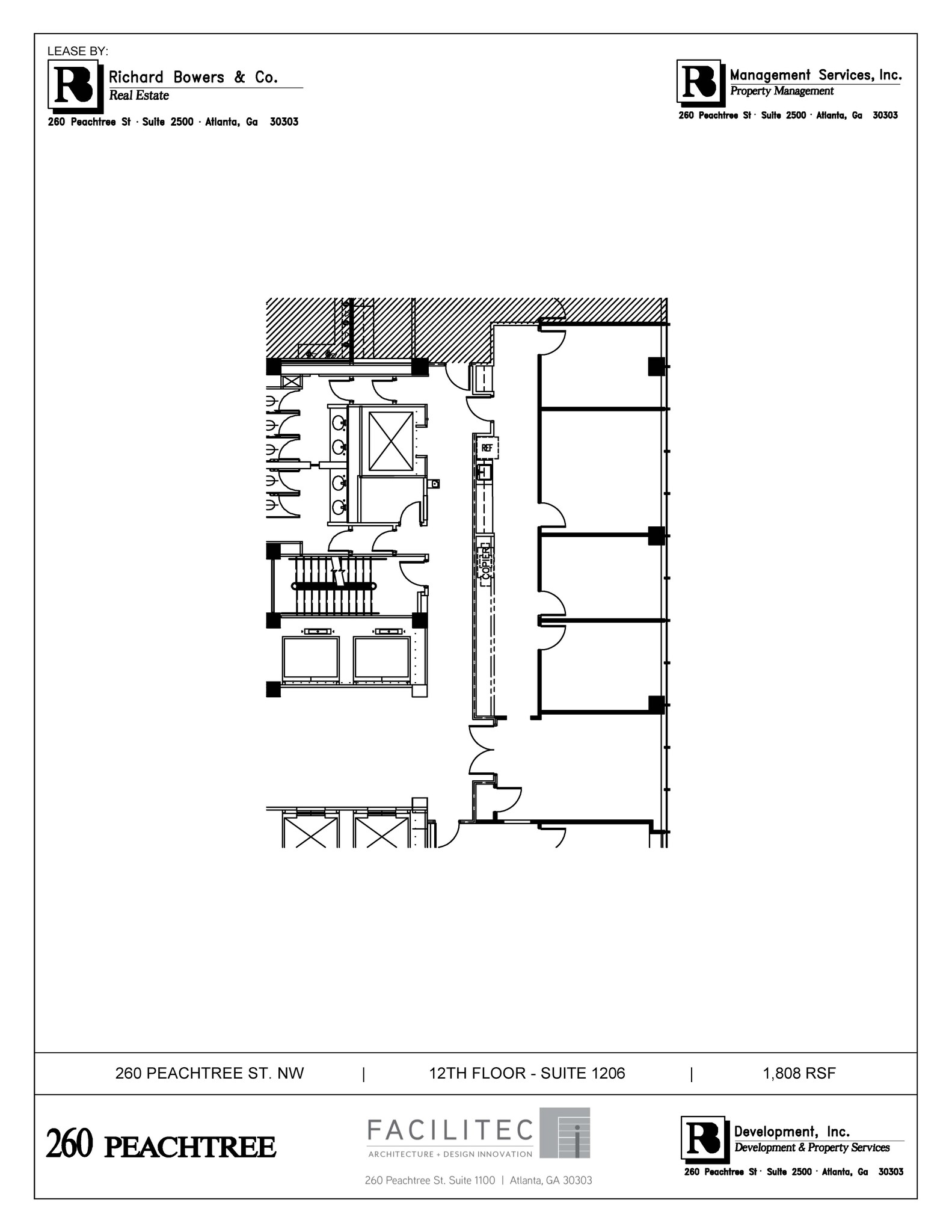 260-270 Peachtree St NW, Atlanta, GA for lease Floor Plan- Image 1 of 1