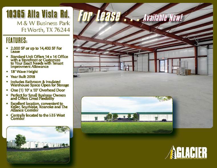 10379 Alta Vista Rd, Fort Worth, TX for lease - Other - Image 1 of 12