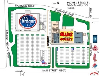 More details for 951-957 S Main St, Nicholasville, KY - Retail for Lease