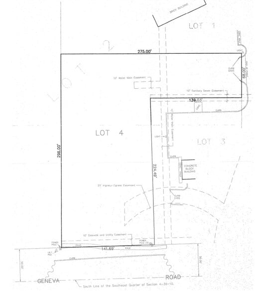 805 Geneva Rd, Carol Stream, IL for sale - Plat Map - Image 2 of 2