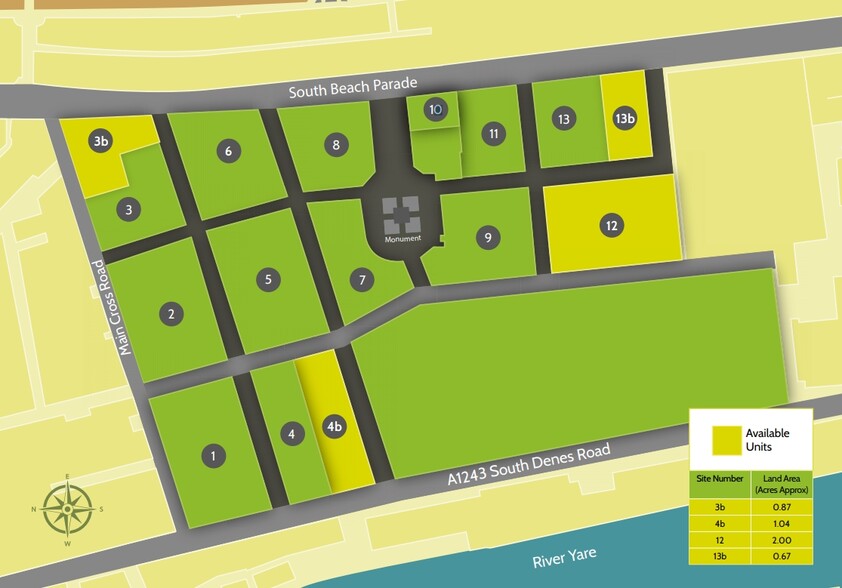 South Denes Rd, Great Yarmouth for lease - Site Plan - Image 2 of 2