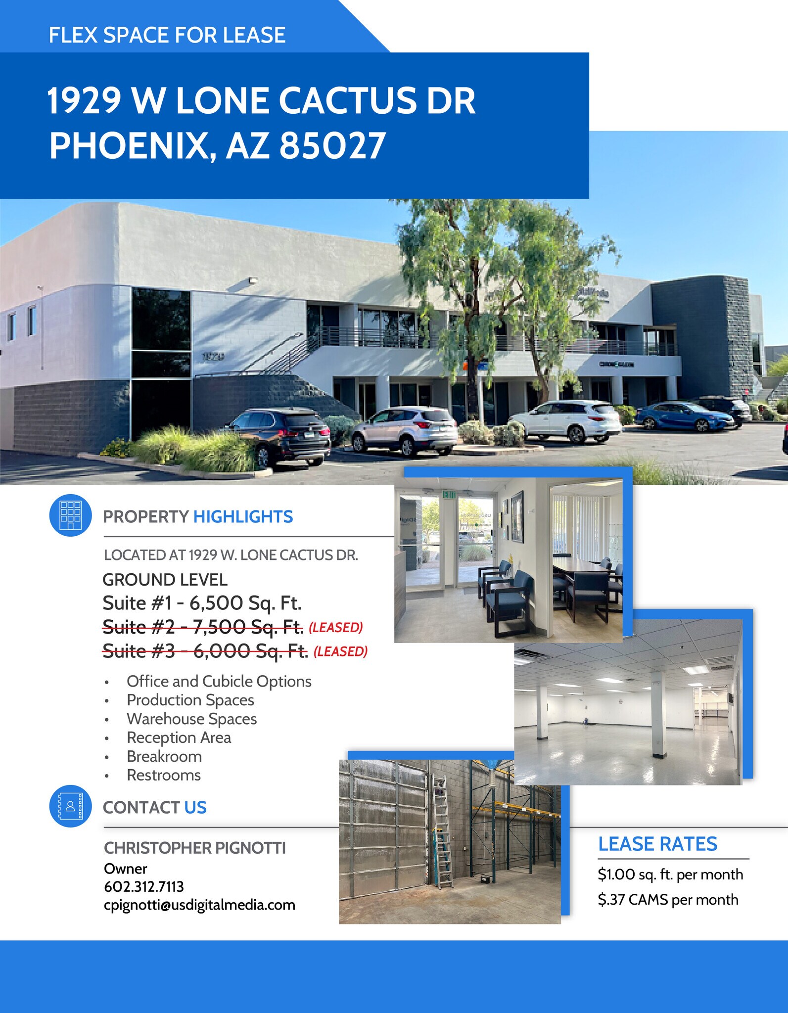 1929 W Lone Cactus Dr, Phoenix, AZ for lease Building Photo- Image 1 of 15