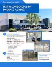 1929 W Lone Cactus Dr, Phoenix, AZ for lease Building Photo- Image 1 of 15