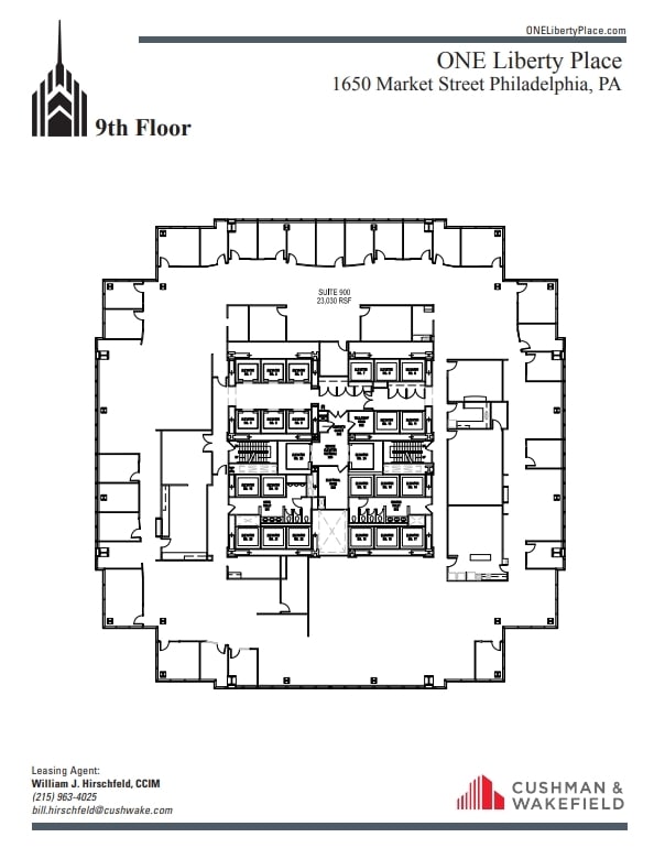 1650 Market St, Philadelphia, PA for lease Floor Plan- Image 1 of 1