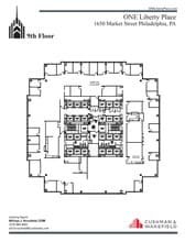 1650 Market St, Philadelphia, PA for lease Floor Plan- Image 1 of 1