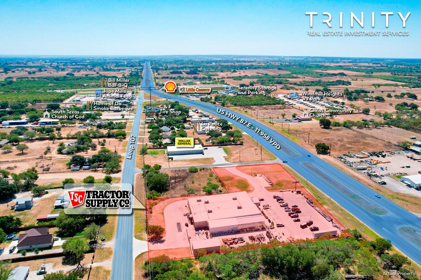 5705 Mount Olive Rd, Adkins, TX 78101 San Antonio MSA Tractor Supply