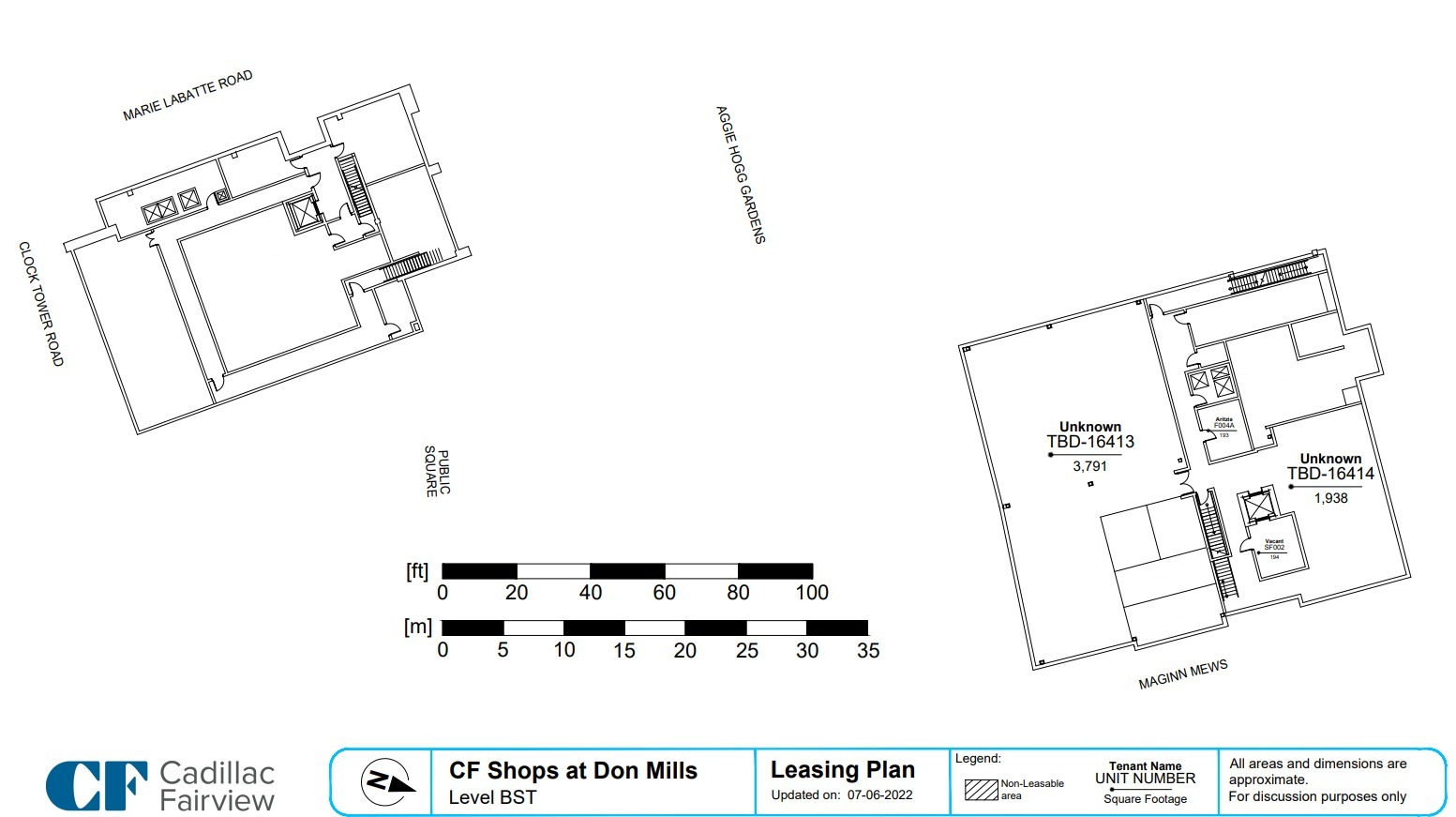 1050-1090 Don Mills Rd, Toronto, ON for lease Floor Plan- Image 1 of 4