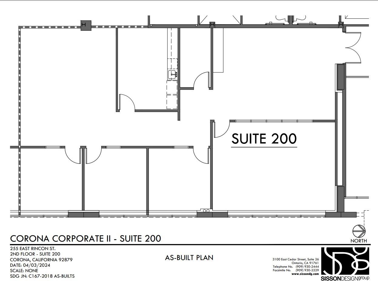 255 E Rincon St, Corona, CA for lease Floor Plan- Image 1 of 1