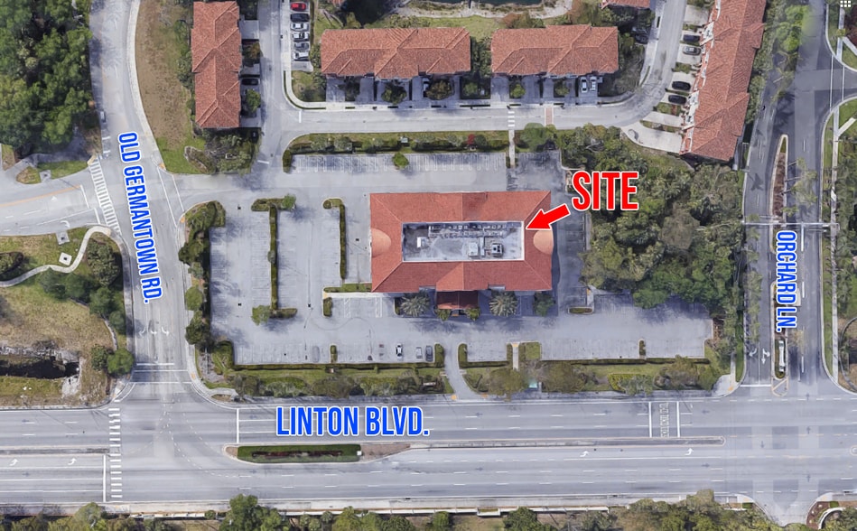 4600 Linton Blvd, Delray Beach, FL for lease - Aerial - Image 3 of 10