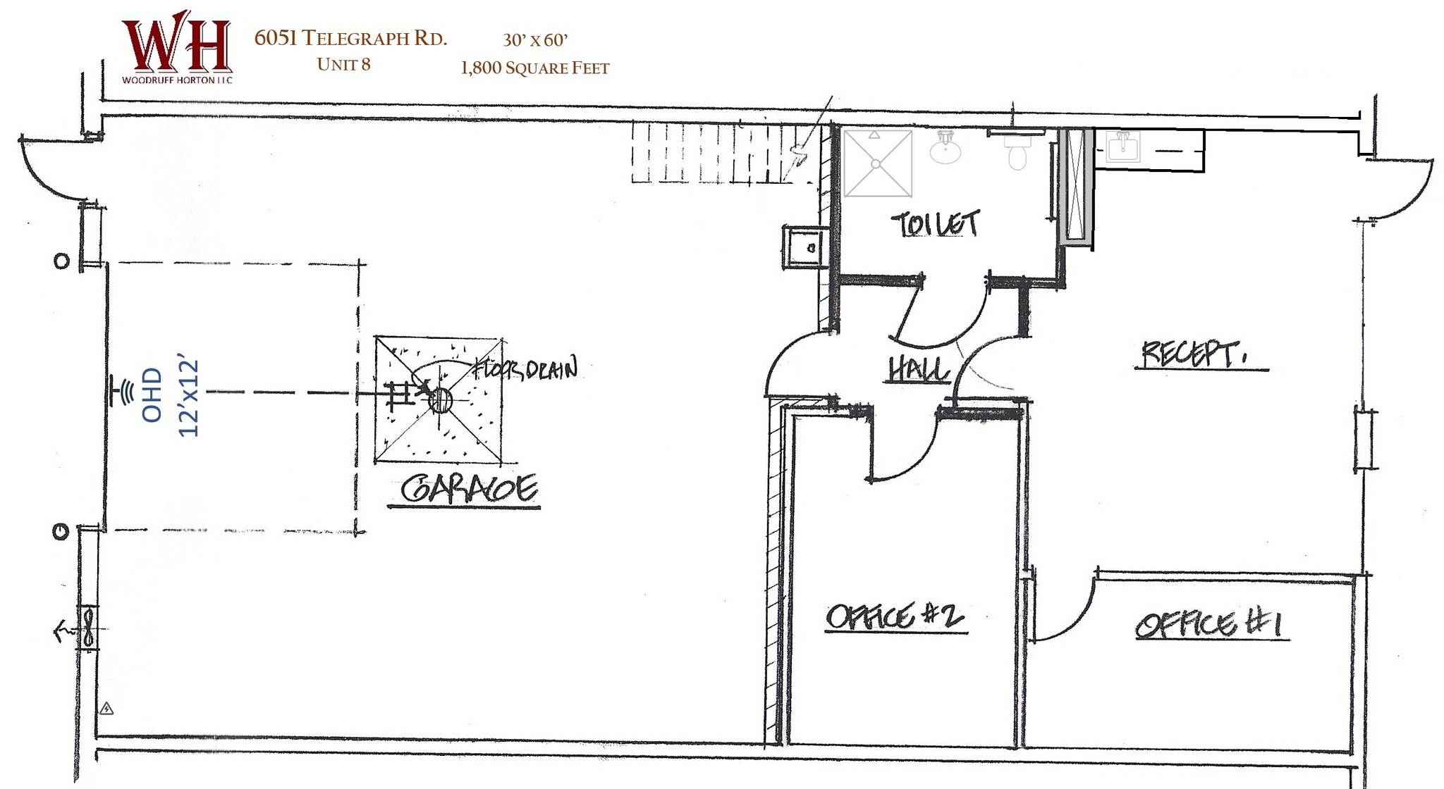 6051 Telegraph Rd, Toledo, OH for lease Floor Plan- Image 1 of 8