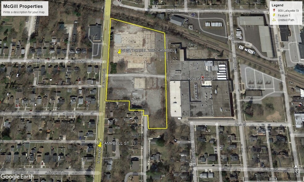 1002 Campbell, Valparaiso, IN 46385 McGill Property West Parcel