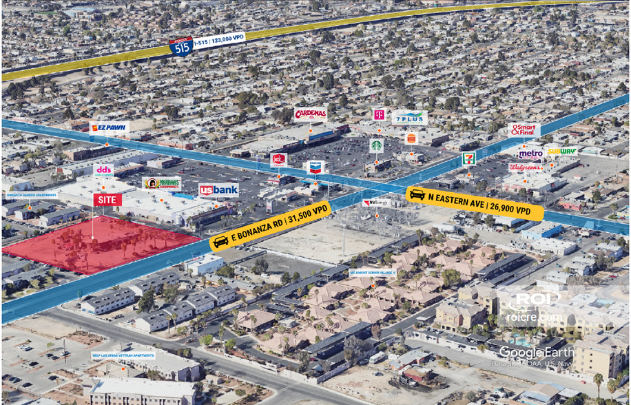 2700 E Bonanza Rd, Las Vegas, NV for lease - Aerial - Image 2 of 2