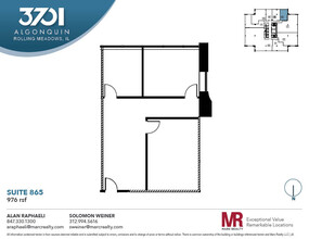 3701 Algonquin Rd, Rolling Meadows, IL for lease Floor Plan- Image 1 of 1