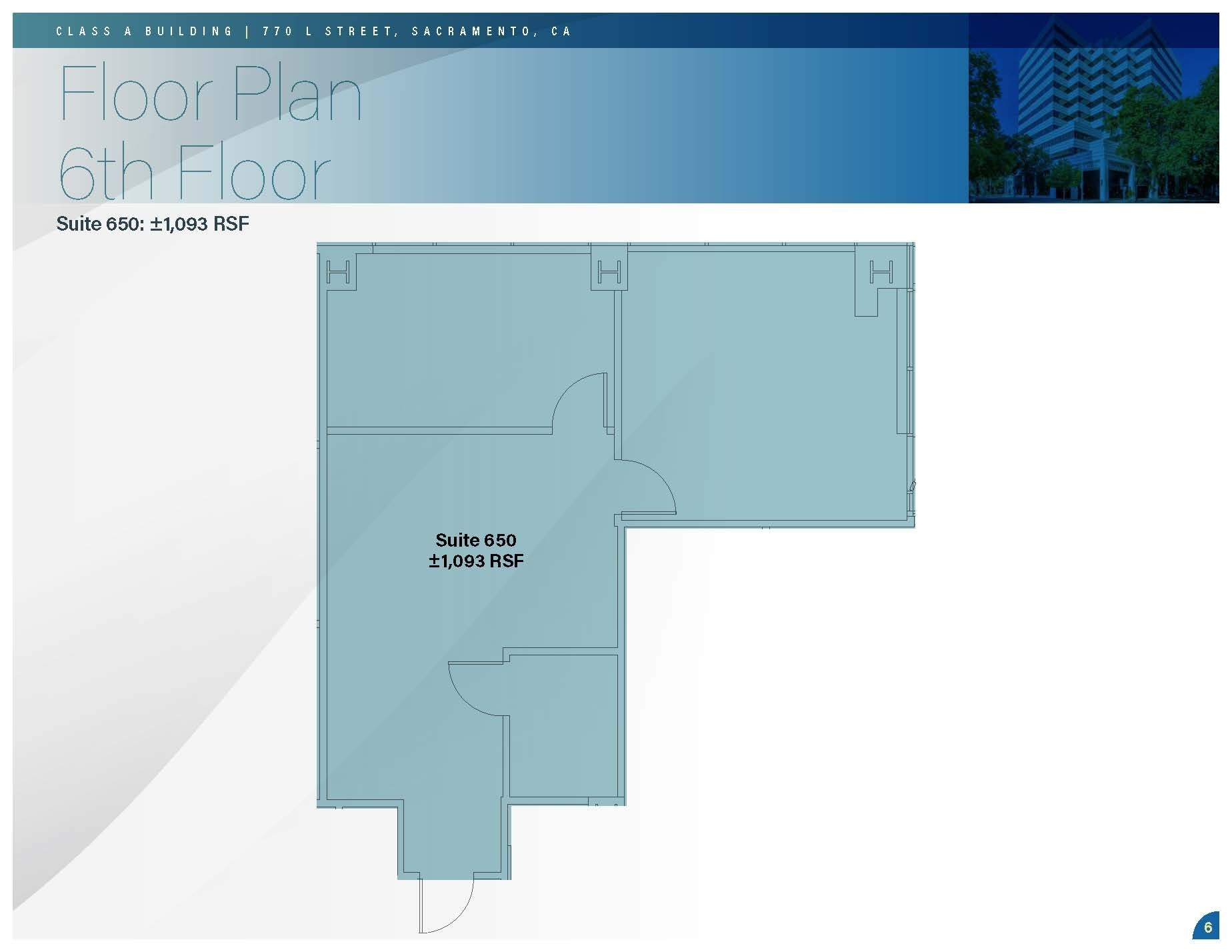 770 L St, Sacramento, CA for lease Floor Plan- Image 1 of 1