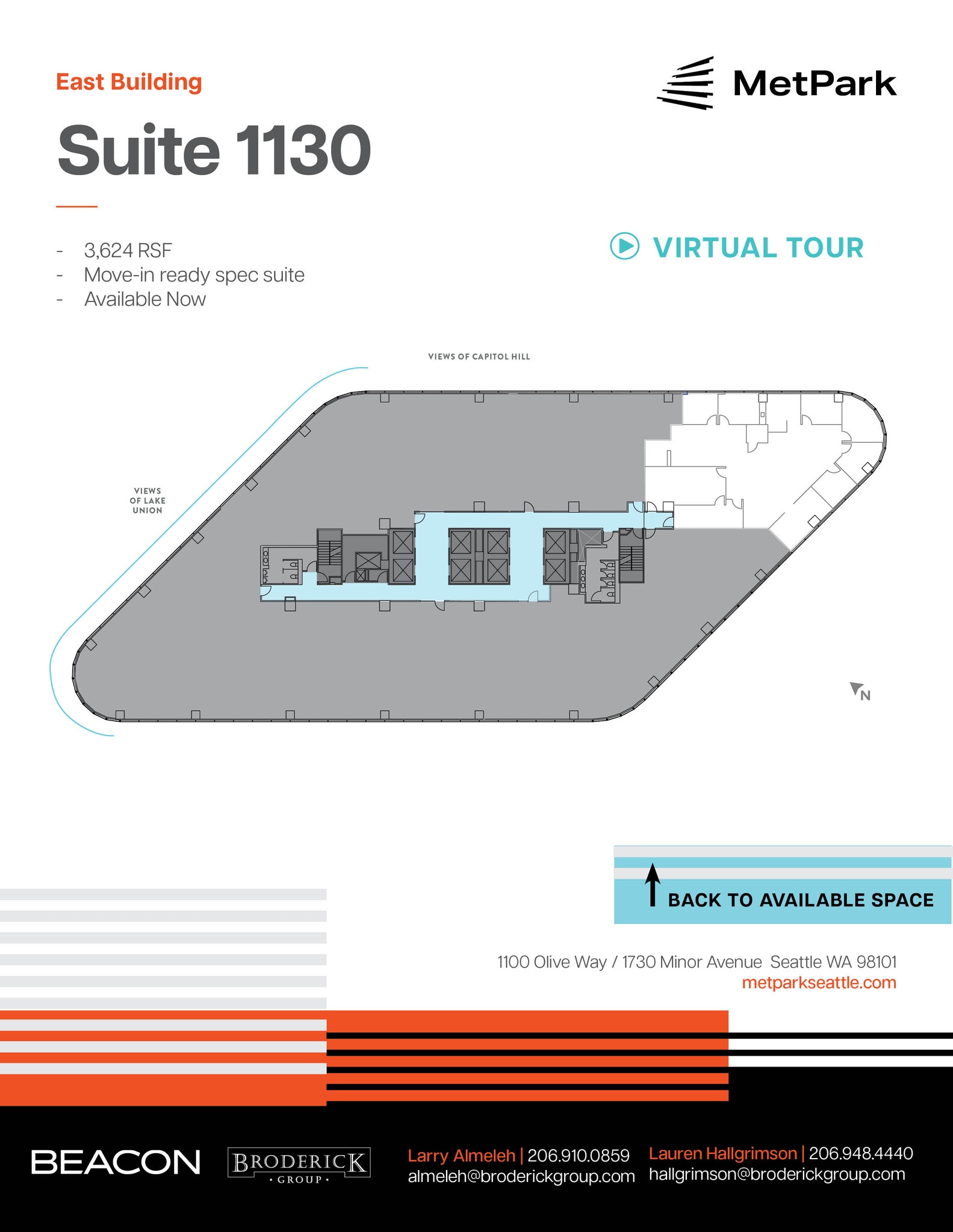 1100 Olive Way, Seattle, WA for lease Floor Plan- Image 1 of 1