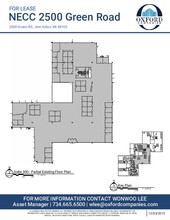 2500 Green Rd, Ann Arbor, MI for lease Floor Plan- Image 1 of 7