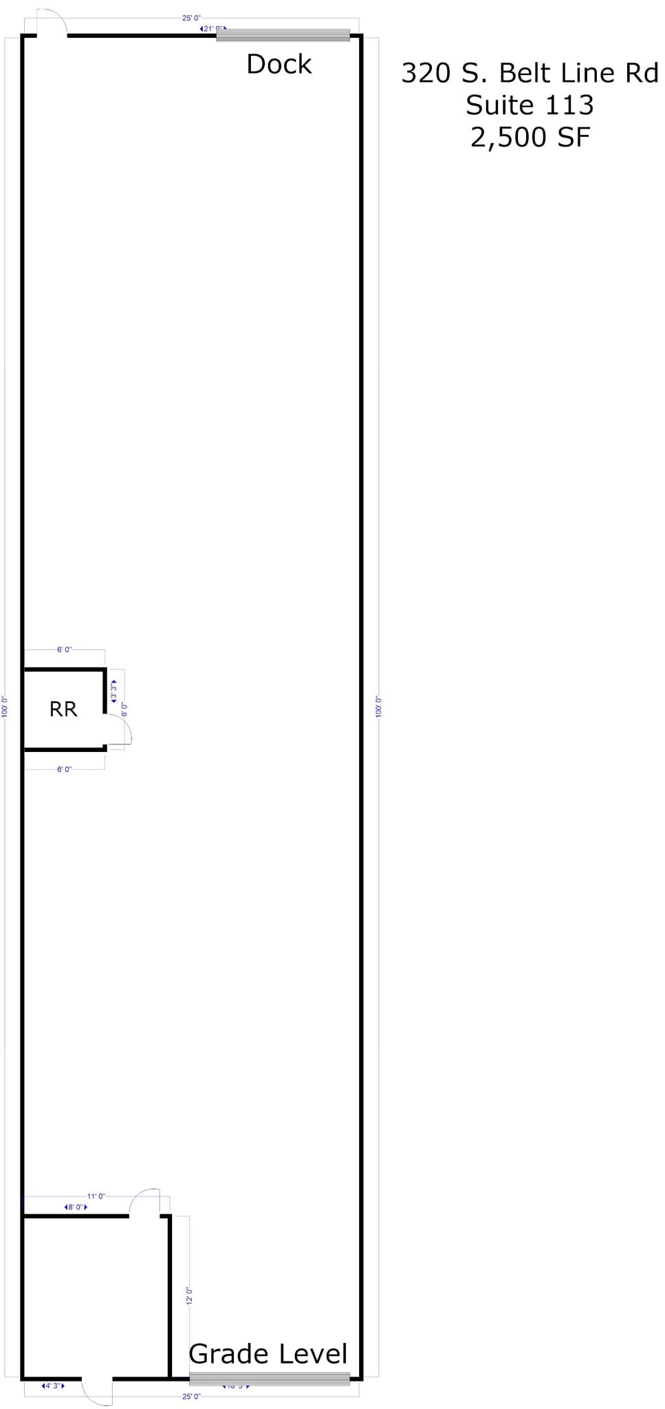 350 S Belt Line Rd, Irving, TX for lease Floor Plan- Image 1 of 1