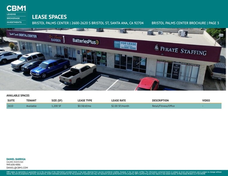 2600-2620 S Bristol St, Santa Ana, CA for lease - Building Photo - Image 2 of 8