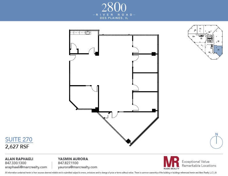 2800 S River Rd, Des Plaines, IL for lease Floor Plan- Image 1 of 7