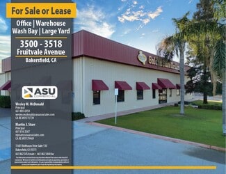 More details for 3500 - 3518 - 3518 Fruitvale Avenue Ave, Bakersfield, CA - Industrial for Sale