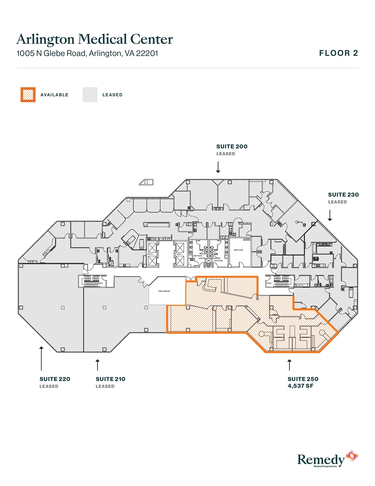 1005 N Glebe Rd, Arlington, VA for lease Floor Plan- Image 1 of 1