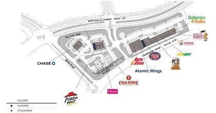 4655 Monticello Ave, Williamsburg, VA for lease Site Plan- Image 1 of 1