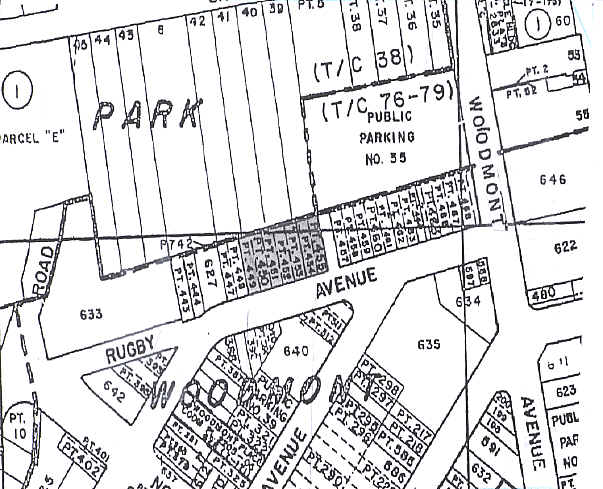 4833 Rugby Ave, Bethesda, MD for lease - Plat Map - Image 2 of 8
