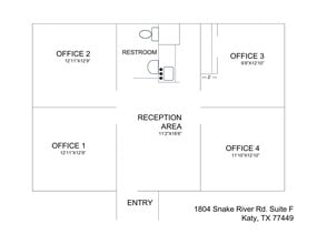 1804 Snake River Rd, Katy, TX for lease Site Plan- Image 1 of 1
