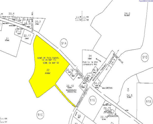 McDonough Pkwy, Mcdonough, GA for sale - Plat Map - Image 1 of 1