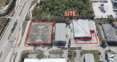 17031 Alico Center Rd, Fort Myers, FL - AERIAL  map view - Image1