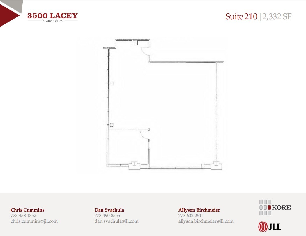 3500 Lacey Rd, Downers Grove, IL for lease Floor Plan- Image 1 of 1