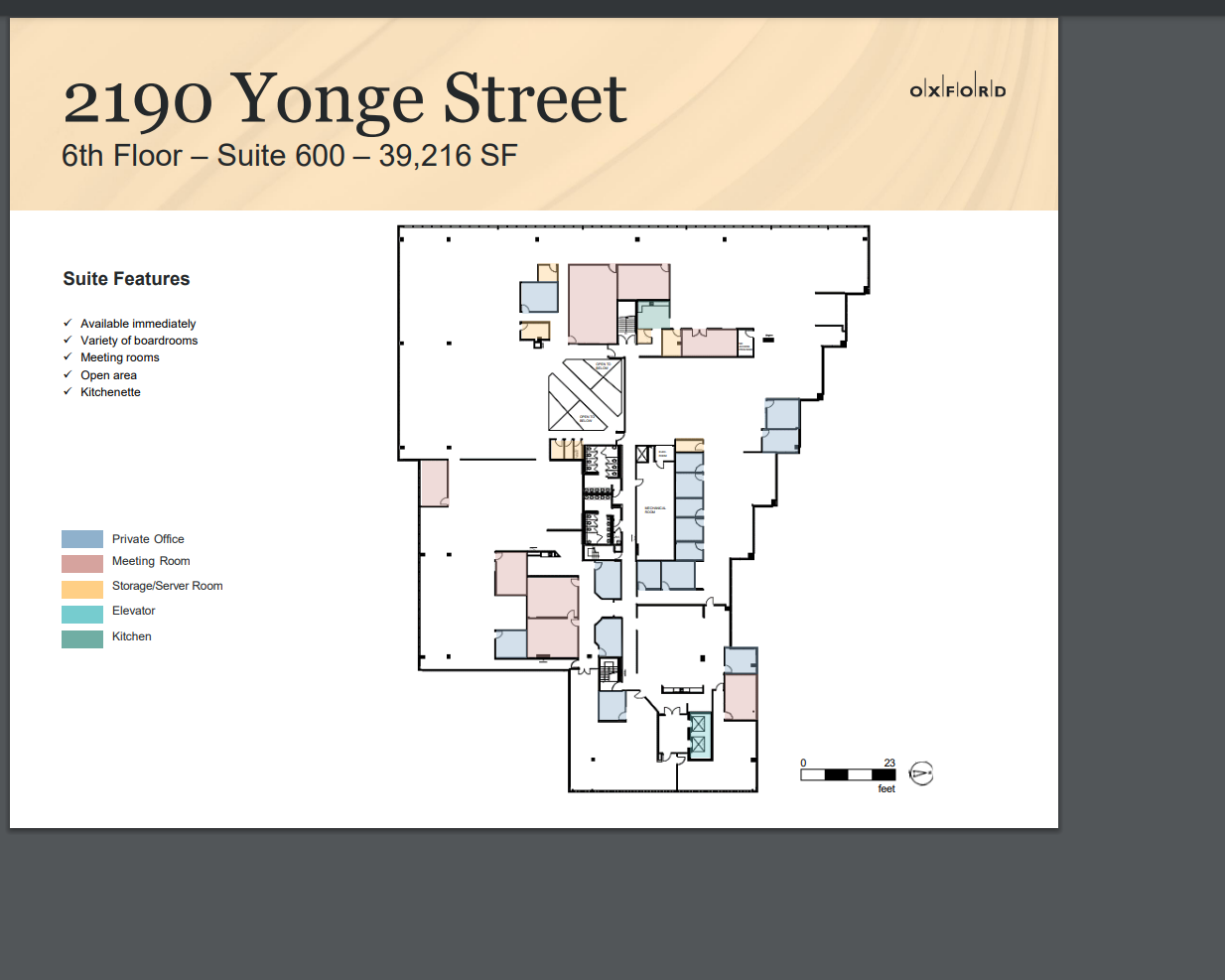 2190 Yonge St, Toronto, ON for lease Floor Plan- Image 1 of 1