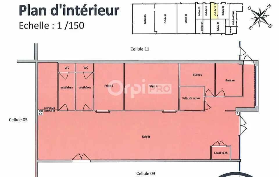 Retail in Pau for lease Floor Plan- Image 1 of 2
